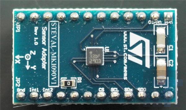 STEVAL-MKI090V1 Инструменты разработки датчика ускорения LIS331DLF Adapter Motion Sensor BRD