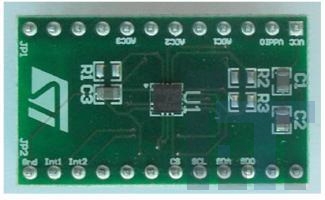 STEVAL-MKI105V1 Инструменты разработки датчика ускорения LIS3DH Adapter Board Standard DIL 24