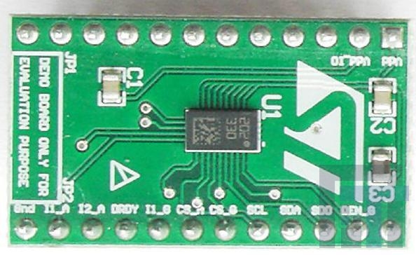STEVAL-MKI123V1 Инструменты разработки датчика ускорения LSM330D Adapter Board for STD DIL24