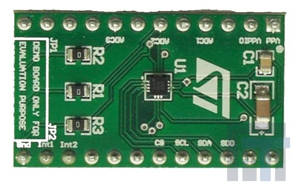 STEVAL-MKI135V1 Инструменты разработки датчика ускорения LIS2DH Adapter Board Standard DIL 24