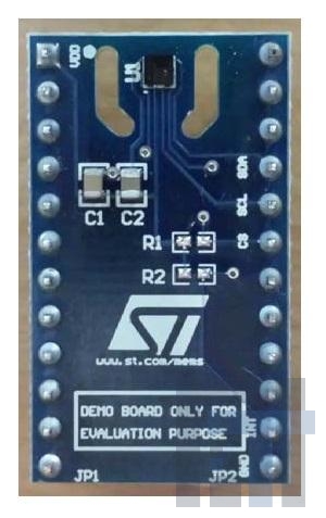 STEVAL-MKI141V2 Инструменты разработки температурного датчика HTS221 HUMIDITY SENSOR ADAPTER BOARD