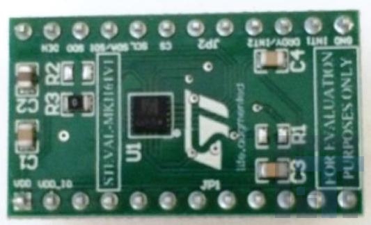 STEVAL-MKI161V1 Инструменты разработки многофункционального датчика LSM6DS0 adapter board for standard DIL24 socket