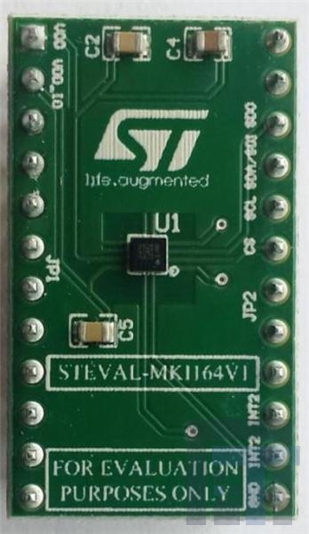STEVAL-MKI164V1 Инструменты разработки датчика ускорения LIS2HH12 adapter board for a standard DIL24 socket