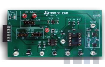 TMP108EVM Инструменты разработки температурного датчика TMP108 EVAL MOD
