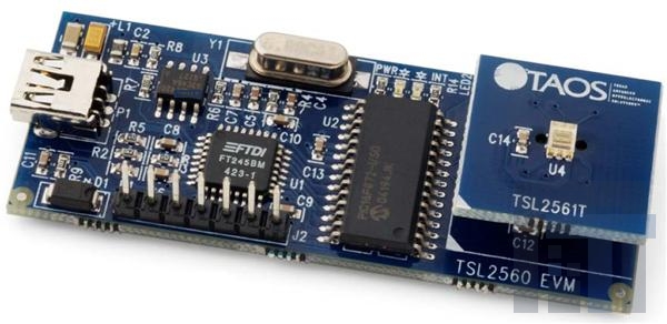 TSL2560EVM Инструменты разработки оптического датчика Evaluation Module w/USB Interface