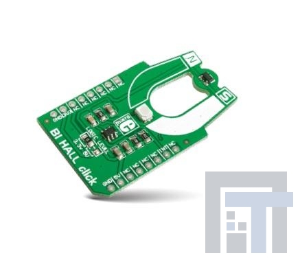 MIKROE-1646 Датчики Холла / магнитные датчики для монтажа на плате BI HALL click