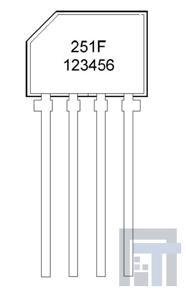 MLX90251EVA-FAA-000-BU Датчики Холла / магнитные датчики для монтажа на плате Programmable Linear Hall Effect Sensor