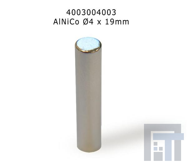 ALNICO500-4X19MM Измерительное оборудование и принадлежности Permanent Magnet ALNICO 4.0x19.0mm