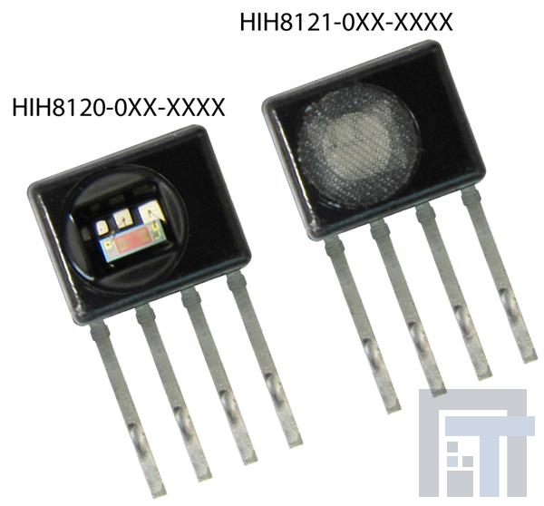HIH8120-021-001S Датчики влажности для монтажа на плате I2C 2% RH SIP4 non-condensing