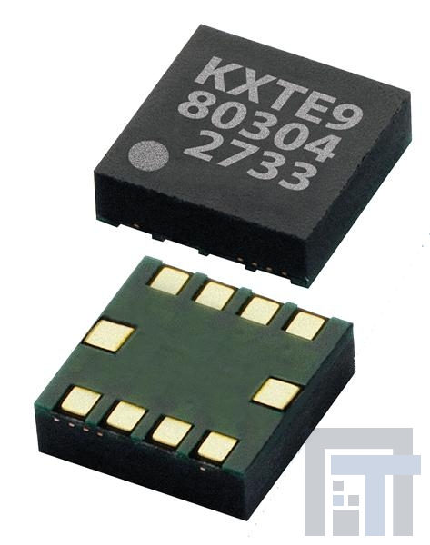 KXTE9-1026 Акселерометры 16counts/g; 2.6V Digital I2C