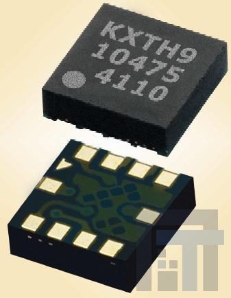 KXTH9-2083 Акселерометры 400mV/g; 2.6V Multiplexed Analog