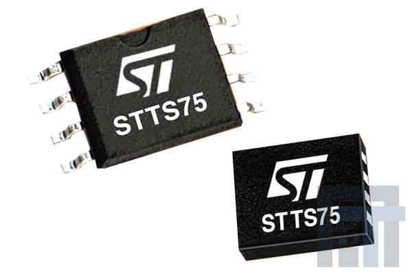 STTS75M2F Температурные датчики для монтажа на плате Digital Temp Snsr Thermal Watchdog