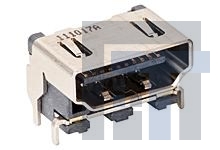 105156-1008 Соединители HDMI, Displayport и DVI  HDMI RECEPT R/A TYPE