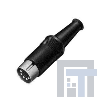 12GM6MX Разъемы DIN 6P MALE STR DIN PLUG