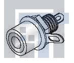 161-0251-EX Соединители RCA  PANEL MT RED INSU