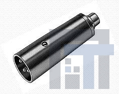 324 Соединители RCA  ADPTR XLR M TO RCA F