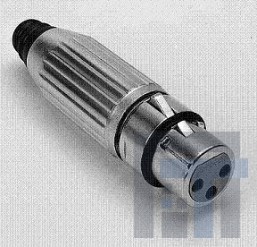 AAA3FWZ Разъемы XLR AG PLT 3 PIN WHT CON