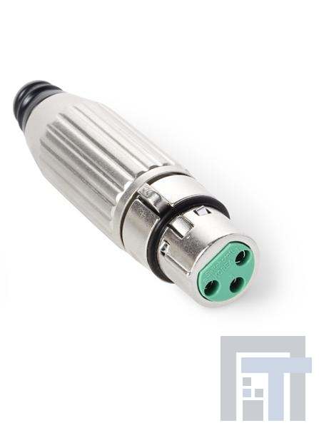 AAA4FBAUZ Разъемы XLR 4 PIN FEM CORD PLUG