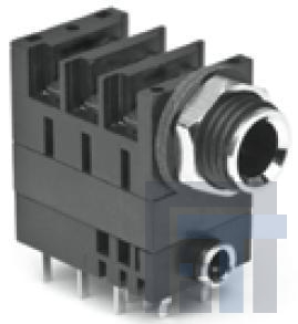 ACJS-NV35-5 Телефонные разъемы VERT CHASIS CONN PLSTC MNT Needle CNT