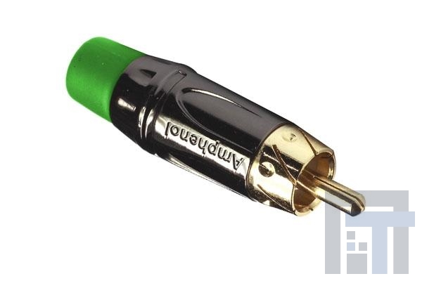 ACPL-CGR Соединители RCA  RCA PLG BLK Chromate Green Flex Grommet