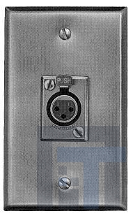 J4FS Разъемы XLR WALLPLATE W/D4F RECP