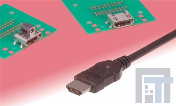 MD60-19P Соединители HDMI, Displayport и DVI  19P M R/A RECEPT SMT BRD MNT HDMI