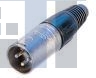 NC3MX Разъемы XLR 3C MALE NICKEL