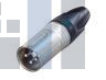 NC3MXX-HA Разъемы XLR 3PIN MALE CABLE END CRIMP-NI/SILVER