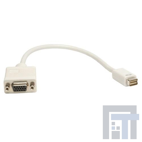 P138-000-VGA Соединители HDMI, Displayport и DVI  8 inch Mini-DVI Port to VGA Female Video Cable Adapter 8