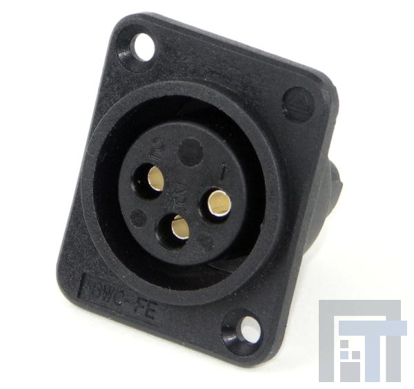 PD3FS1 Разъемы XLR QG PLASTIC PANEL MNT