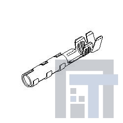 02-08-1103-(CUT-STRIP) Проводные клеммы и зажимы CLASPCON SKT TIN 24-30A CUT STRP/100