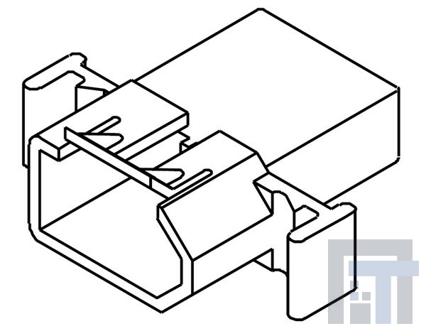 03-12-2021 Проводные клеммы и зажимы 125 Housing Plug Mnt Ears 2Ckt