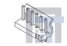 09-65-2078 Проводные клеммы и зажимы 7 POS HEADER .156 SPOX PCB W/ FRLOK