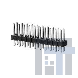 1-103186-6 Проводные клеммы и зажимы MODII HEADER DRST