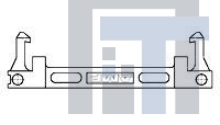 1-111547-1 Проводные клеммы и зажимы 050 UNIV I/O STRAIN RELIEF