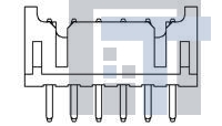 1-1470109-0 Проводные клеммы и зажимы 2.0mm Pitch Header Dip 10p