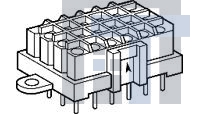 1-207496-0 Проводные клеммы и зажимы SKT HDR ASSY 4P MMATE LF