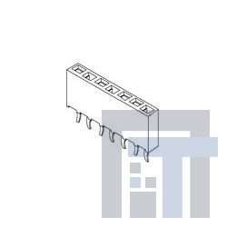 1-215297-0 Проводные клеммы и зажимы 10P RECEPT VERT HV-100