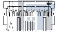 1-215911-6 Проводные клеммы и зажимы 16 WAY GREY MK II RECP