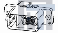 1-292239-2 Проводные клеммы и зажимы 1.5 MINI CT HYBRID DRAWER 16P