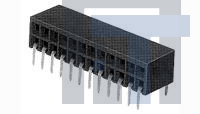 1-5535512-7 Проводные клеммы и зажимы RECEPT 14POS .100 R/A DUAL