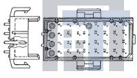 1-608017-4 Проводные клеммы и зажимы 36 POS MR HEADER ASSY SPCL LF