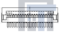 1-6437006-8 Проводные клеммы и зажимы 609-2603LF = PCB IDC P 26 ST .062