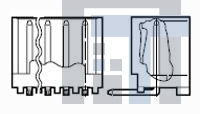 1-644894-0 Проводные клеммы и зажимы 10P CST100 SHRD HDR ASSY R/A