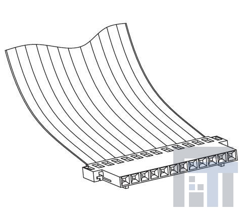 10027313-008 Проводные клеммы и зажимы CLINCHER RECPT ASSY W/KEY(TIN LEAD)