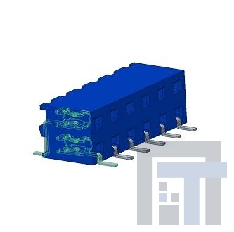 10131933-104ULF Проводные клеммы и зажимы MINITEK RECEP DR HCC SMT