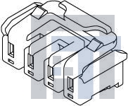 104047-0490 Проводные клеммы и зажимы HOUSING FOR 2.0MM WTB CONN. 4P