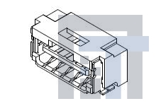 104091-0520 Проводные клеммы и зажимы 1.25 WTB R/A CONN. 5P Header Assy