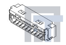 104091-1020 Проводные клеммы и зажимы 1.25 WTB R/A CONN. 10P Header Ass'y