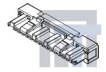 104092-1500 Проводные клеммы и зажимы 1.25 WTB CONN. Housing R/A -15P